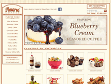 Tablet Screenshot of flavoredcoffee.com
